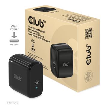 CLUB 3D Travel Charger 65W Gan (CAC-1905EU)