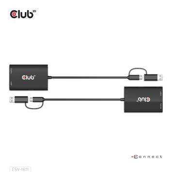 Club 3D Usb Gen1 Type-C/-A To Dual (CSV-1611)