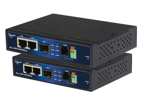 ALLNET VDSL2 Punkt-zu-Punkt-Bundle via 2-Draht unmanaged ALL-MC116VDSL2 Master & Slave (Bundle) (ALL-MC116VDSL2-Bundle)