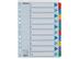 ESSELTE Indices  Mylar A4 1-10 Multicolour