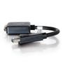 C2G G 8in DisplayPort to DVI-D Adapter - DP to DVI D Adapter - Black - M/F - Video adapter - DisplayPort (M) to DVI-D (F) - black (54321)