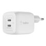 BELKIN 45W Dual USB-C GaN Charger Universal (WCH011VFWH)