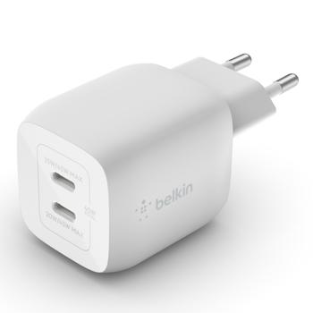 BELKIN 45W Dual USB-C GaN Charger Universal (WCH011VFWH)