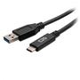 C2G G 1.5ft USB-C to USB-A SuperSpeed USB 5Gbps Cable M/M - USB cable - USB Type A (M) to 24 pin USB-C (M) - USB 3.2 Gen 1 - 30 V - 3 A - 46 cm - molded - black (C2G28876)