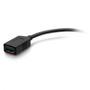C2G G USB-C Male to USB-A Female SuperSpeed USB 5Gbps Adapter Converter - USB cable - USB Type A (F) to 24 pin USB-C (M) - USB 3.2 Gen 1 - 30 V - 15 cm - molded - black (C2G29515)