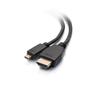 C2G G 6ft HDMI to Micro HDMI Cable with Ethernet - High Speed HDMI Cable - HDMI cable with Ethernet - 19 pin micro HDMI Type D male to HDMI male - 1.83 m - shielded - black (50615)