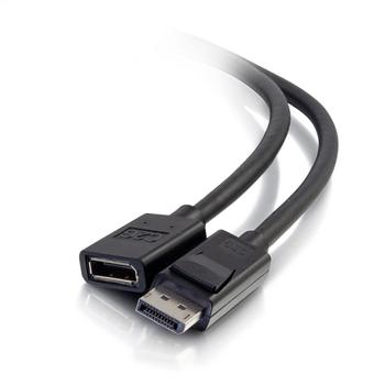 C2G G 3ft DisplayPort Extension Cable - DisplayPort 1.4 - 8K UHD - M/F - DisplayPort extension cable - DisplayPort (M) to DisplayPort (F) - DisplayPort 1.4 - 91.4 cm - 8K support (54450)