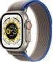 APPLE Watch Ultra GPS + Cellular, 49mm Titanium Case with Blue/Gray Trail Loop - M/L