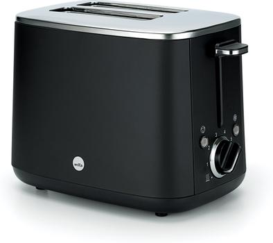WILFA Lunch dobbel brødrister (sort) 1000 W, 7 ristegrader,  Tine- og oppvarmingsfunksjon (602766)