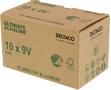 DELTACO Ultimate Alkaline batterie, 9V, 6LR61, 10-pack bulk (ULTB-6LR61-10P)
