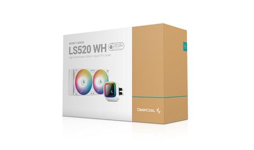 DEEPCOOL LS520 White - Vandkøling - Hvid (R-LS520-WHAMNT-G-1)