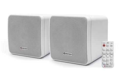 Kindermann Kindermann Aktivbox Set² 50+ Bluetooth aktiivikaiutinpari - 2x25W RMS, sisältää auto-standby,  IR kaukosäätimen. (8750000131)