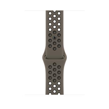 APPLE e Nike - Band for smart watch - 45 mm - Regular size - olive grey/ black (MPH73ZM/A)