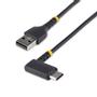 STARTECH StarTech.com 2m USB A to Right Angle USB C Heavy Duty Fast Charging Cable (R2ACR-2M-USB-CABLE)