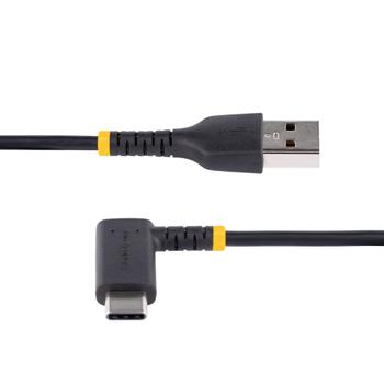 STARTECH USB-A TO USB-C CHARGING CABLE 15CM RIGHT ANGLE - FAST CHARGE CABL (R2ACR-15C-USB-CABLE)