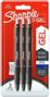 SHARPIE Gelschreiber S-Gel 0,7mm 3 Stück Blau Blister