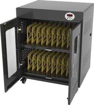 VIVOTECH Laddningskabinett och UV-rengöring - för 20 bärbara datorer - låsbar - skärmstorlek: upp till 14 tum (L20-182)