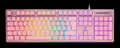 DELTACO PK75 RGB keyboard, 105 keys, Nordic layout, membrane switch, USB, pink/RGB