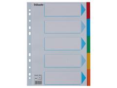 ESSELTE CB Divid. A4 5-Tab Col