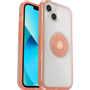 OTTERBOX Otter+Pop Symmetry Clear Case for iPhone 13 - Coral