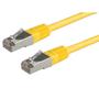 VALUE S/FTP (PiMF) PatchCord Cat6. CU. Yellow 0.5m Factory Sealed