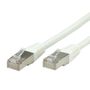 VALUE S/FTP (PiMF) PatchCord Cat.6/Class E, white, 1m