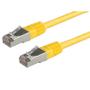 VALUE S/FTP (PiMF) PatchCord Cat6. CU. Yellow 1.0m Factory Sealed