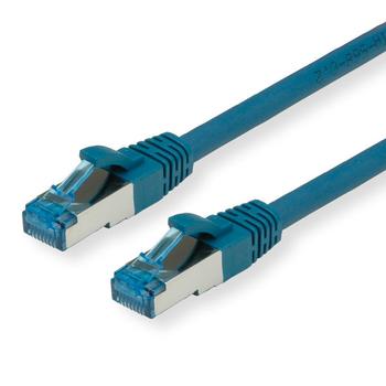 VALUE S/FTP (PiMF) PatchCord Cat6a. CU. Blue. 1.0m Factory Sealed (21.99.1951)