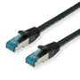 VALUE S/FTP (PiMF) PatchCord Cat6a. CU. Black 0.5m