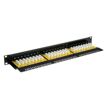 VALUE 19" Patchpanel,  KAT6/ Class E, 24 Ports, UTP,, Sort (26990362)