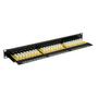 VALUE 19" Patchpanel, KAT6/Class E, 24 Ports, UTP,, Sort