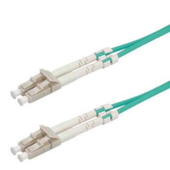 VALUE FO Fiber Kabel, Duplex, 50/125µm, LC/LC, OM3, , turquoise,  0,5m (21.99.8700)