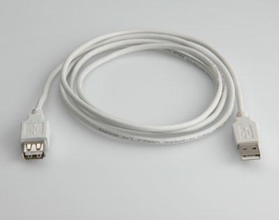 VALUE USB2.0 Cable A-A. M/F. White. 3.0m Factory Sealed (11.99.8961)