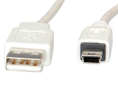 VALUE USB2.0 Cable, A - 5-Pin Mini, M/M, 3m (11.99.8730)