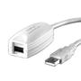 VALUE USB2.0 Extender, 1 Port, Hvid, 5m