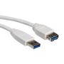 VALUE USB 3.0 Cable Type A M/F 1.8m 