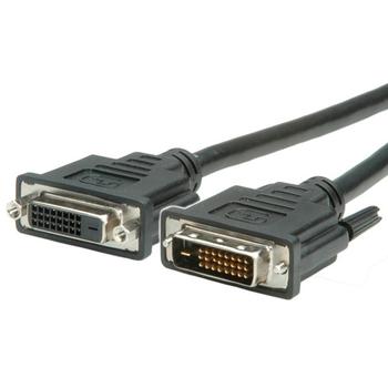 VALUE DVI Cable DualLink DVI-DVI. M/F. Black. 3.0m (11.99.5564)