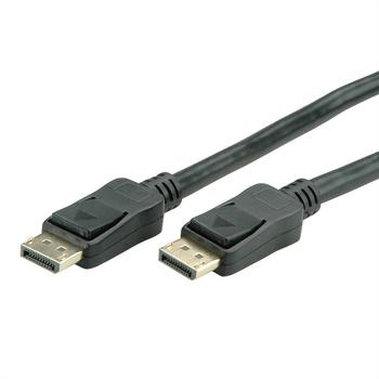 VALUE Kabel DisplayPort v1.2 Active, 15m, Displayport: Han - Displayport: Han, Sort, 4K@60Hz (14.99.3495)