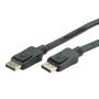 VALUE Kabel DisplayPort v1.2 Active, 15m, Displayport: Han - Displayport: Han, Sort, 4K@60Hz