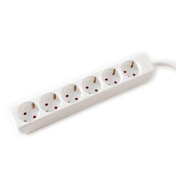VALUE Power Strip, 6x, white, 3m (19.99.1081)
