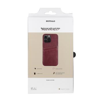 BUFFALO Back cover PU 2 card iPhone 14 Pro Max 6,7" Brown (590075)