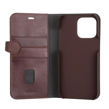 BUFFALO 2in1 Wallet Leather 3 card iPhone 14 Pro Max Brown (590083)
