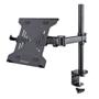 STARTECH StarTech.com Monitor and Laptop Desk Mount for Displays Up to 34 Inches - Articulating VESA Laptop Tray Arm - Clamp / Grommet Mount