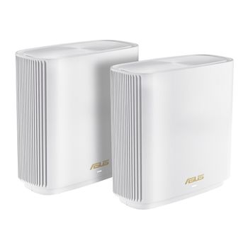 ASUS ZenWiFi AX XT9 2-pack (hvit) AX7800, MU-MIMO, AiMesh, WiFi 6 (90IG0740-MO3B40)