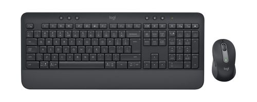LOGITECH h Signature MK650 Combo for Business - Keyboard and mouse set - wireless - Bluetooth LE - QWERTY - UK - graphite (920-010999)
