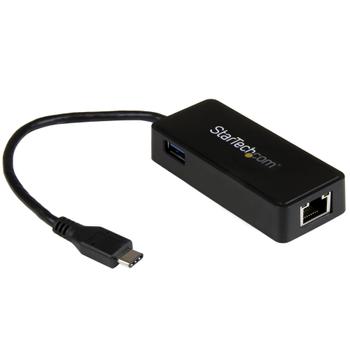 STARTECH USB TYPE C TO GIGABIT ADAPTER WITH EXTRA USB PORT PERP (US1GC301AU)