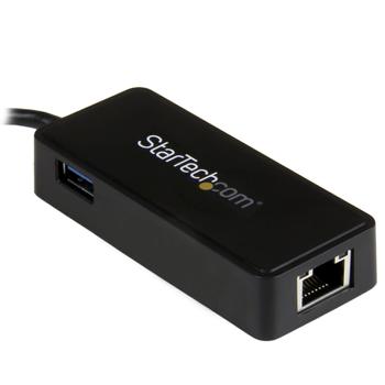 STARTECH USB-C to Gigabit Network Adapter with Extra USB 3.0 Port (US1GC301AU)