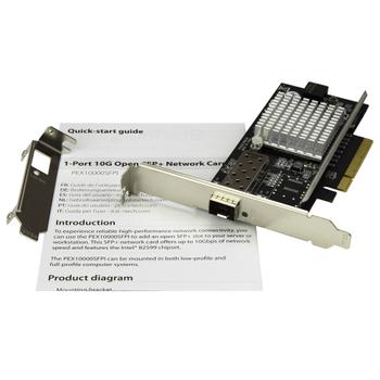 STARTECH 1-Port 10G Open SFP+ Network Card - PCIe - Intel Chip - MM/SM (PEX10000SFPI)