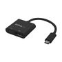STARTECH StarTech.com USB C to DisplayPort Adapter with Power Delivery, 4K 60Hz HBR2, USB Type-C to DP 1.2 Monitor/Display Video Converter w/ 60W PD Pass-Through Charging, Thunderbolt 3 Compatible - USB-C Male