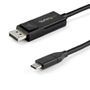 STARTECH 6.6 ft. (2 m) USB C to DisplayPort 1.4 Cable - Bidirectional - USB / DisplayPort cable - 2 m